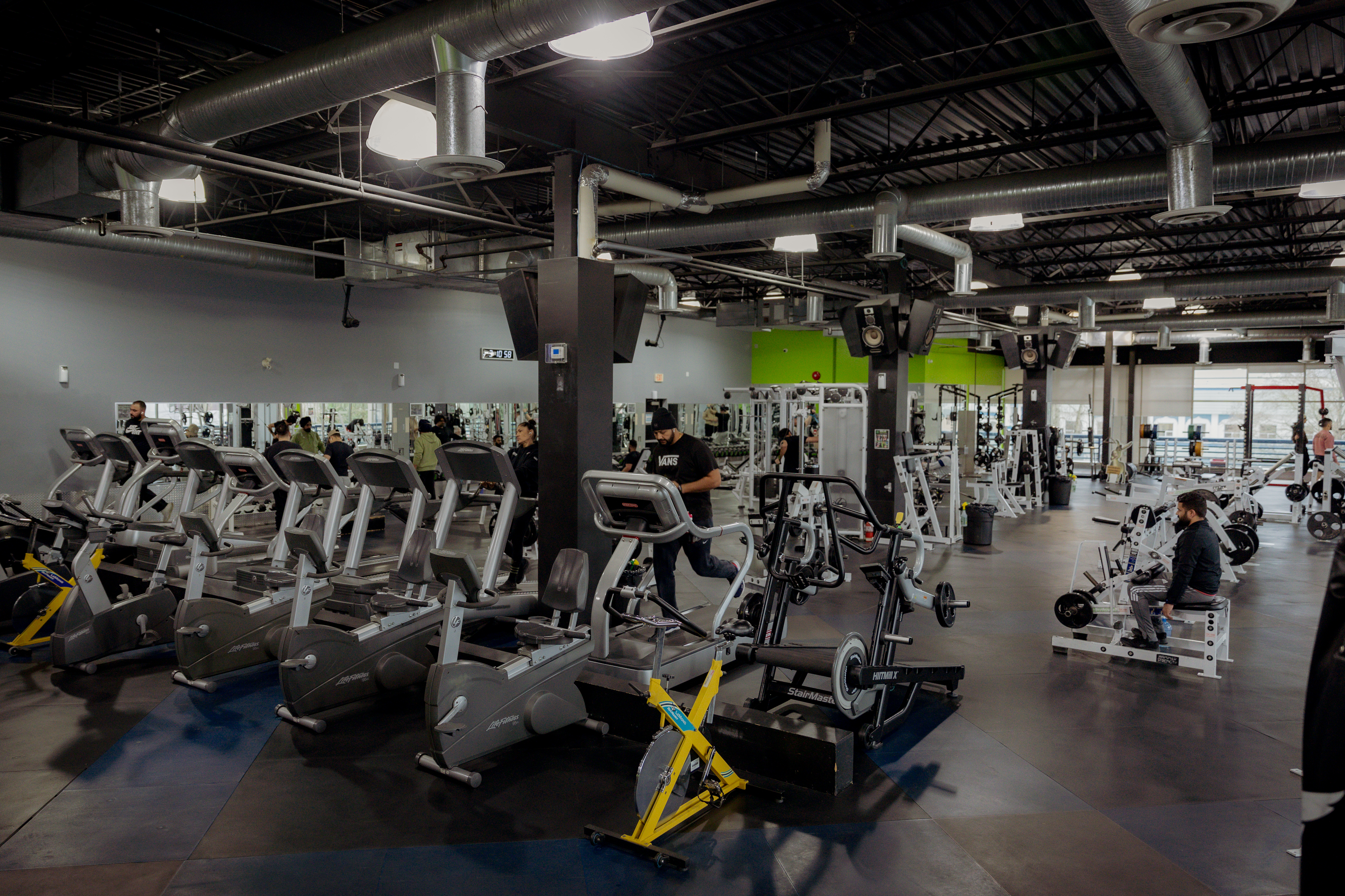 Premium cardio equipment at Flex Fitness