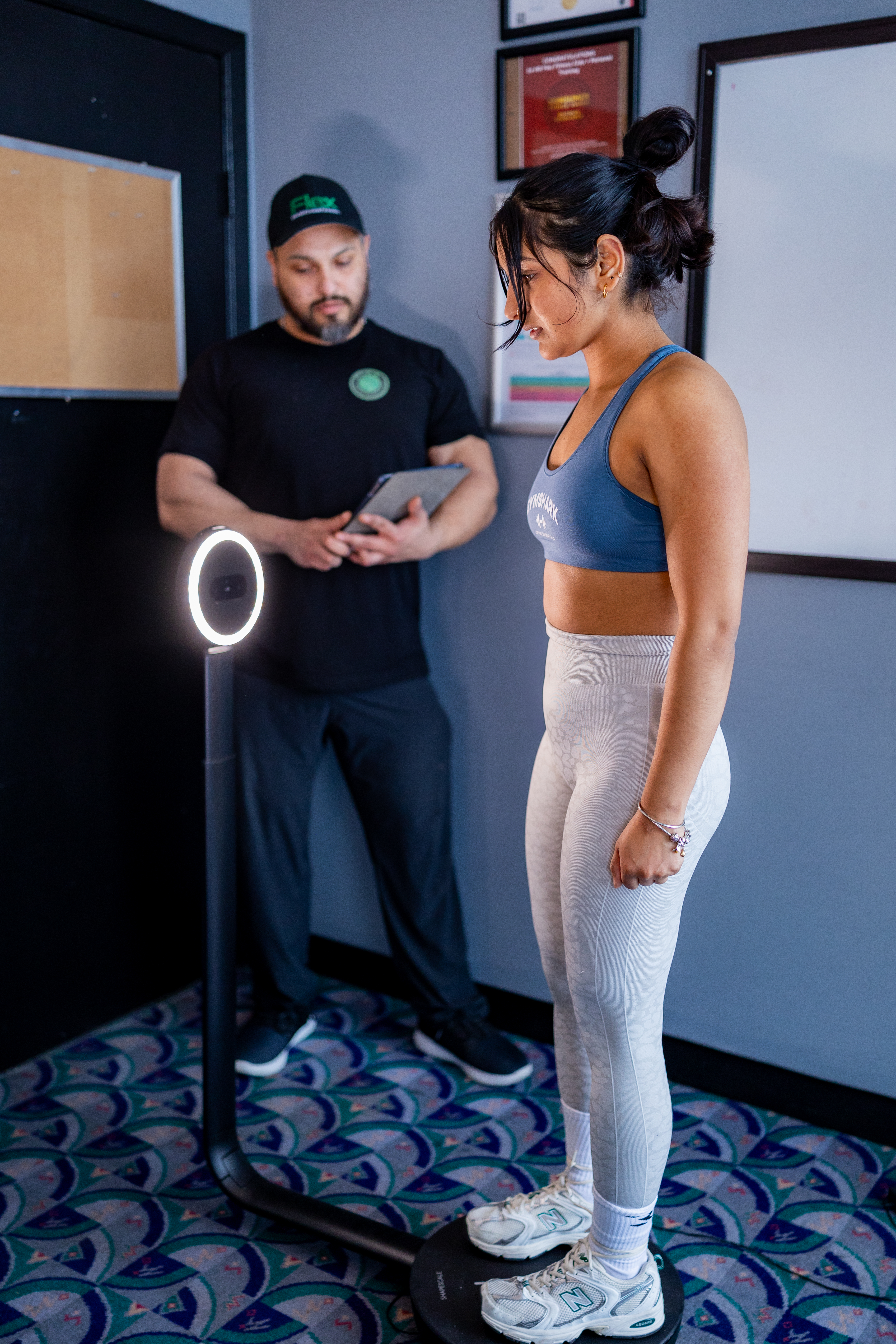 ShapeScale body scanner at Flex Fitness